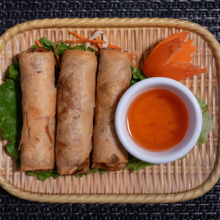 Savor Our Spring Rolls